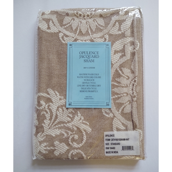 SOLD ♥️ Ellison Opulence Jacquard Pillow Case Sham - Picture 3 of 4